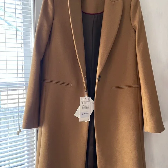 NWT Zara Woman Wool Coat - Picture 3 of 8